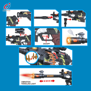 Jouet de tir en plastique, pistolet de jeu de réalité électrique d'intérieur amusant ar - Product Image 3