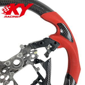 Volant sport personnalisé en cuir et fibre de carbone pour Honda Accord 10e génération, compatible avec Honda CRV Civic 9e, 10e et 11e génération - Product Image 2