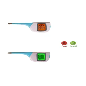 Hot Selling Flexible Tip Digital Clinical Thermometer 8 Second Fast Reading Waterproof Red/Green LED Household Thermometers