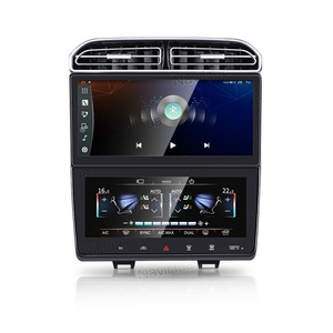 Navihua Carplay Screen With Air Conditioner AC <b>Panel</b> Dual Screen for Ford Edge 2011-2013 Android Auto Multimedia Entertainment - Product Image 1