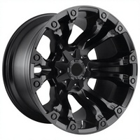 Nouvelle jante en alliage coulé 139,7 mm PCD argentée multi-rayons tout-terrain pour remplacement de camions et SUV