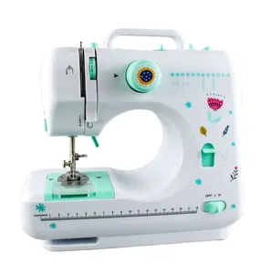Máquina de coser de mariposa para el hogar, máquina de coser de alta velocidad con aguja única de alta resistencia