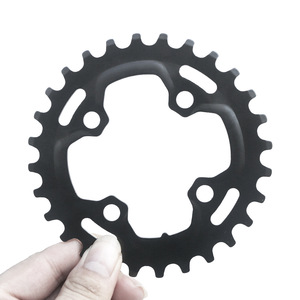 Kit di Riparazione Catena Bicicletta, Ruota Dentata 28T per Mountain Bike, Accessori Cambio 64BCD, Disco in Alluminio Cavo, Manovella 170mm - Product Image 1