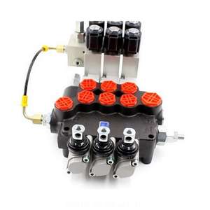 Vente en gros et OEM Vanne directionnelle monobloc manuelle électro-hydraulique série P80 pour pièces de machines de construction - Product Image 3