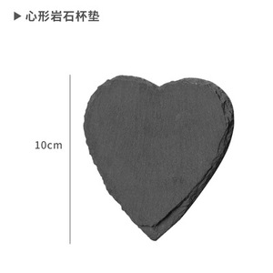 Wholesale Eco-Friendly Black Non-Slip <b>4</b>-7mm Thickness Slate Coasters Bulk <b>Set</b> Holder Square Custom Diameter Laser Engraving - Product Image 6
