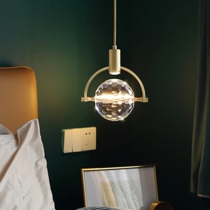 Zhongshan – lampes suspendues modernes en cristal <span class=keywords><strong>vertigo</strong></span>, style nordique, chambre à coucher, café, salle à manger, vintage, américain, post-moderne - Product Image 4
