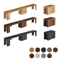 Table transformable d'usine, extensible de 46 cm à 300 cm, solution de siège compacte idéale pour la vie moderne, en promotion.