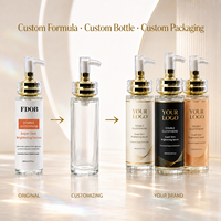 Sérum Double Glutathion Acide Hyaluronique Éclaircissant Visage OEM ODM 100ml Logo Personnalisé Marque Privée Usine