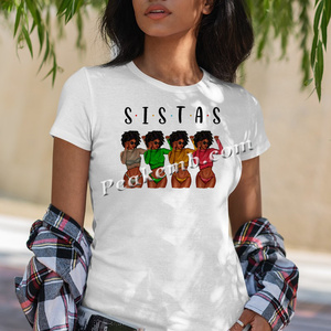 Transferts DTF pas cher Sistas Afro Fashion femmes conception de transfert de fer sur vinyle pour les chemises - Product Image 4