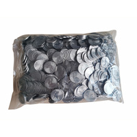 Fabricant de pièces OEM bon marché personnalisé différents métaux différentes tailles pièces de machine à laver/jetons d'arcade