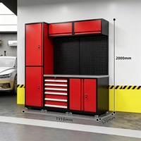 Gabinete de Herramientas Modular de Acero Moderno, Combinable y Personalizable en Color, Adecuado para Almacenar Herramientas en Talleres de Reparación y Garajes