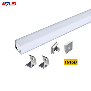 Tùy Chỉnh V-Hình Dạng 16*16Mm Nhôm <span class=keywords><strong>LED</strong></span> <span class=keywords><strong>Strip</strong></span> Hồ Sơ Góc Gắn 10Mm Hồ Sơ Cho 5050/3528/<span class=keywords><strong>2835</strong></span>/5730/3014 <span class=keywords><strong>LED</strong></span> <span class=keywords><strong>Strip</strong></span> - Product Image 4