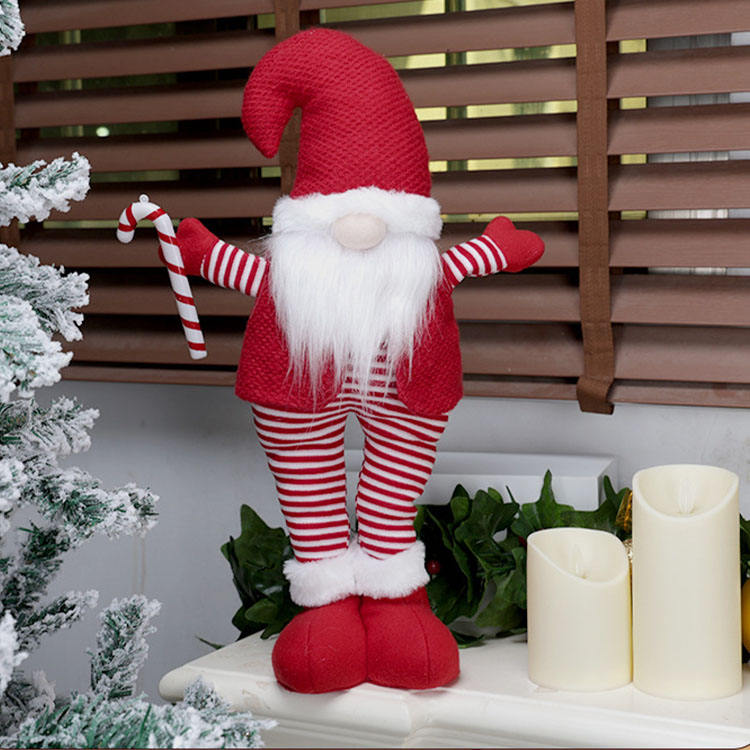 Red bent hat telescopic action figure