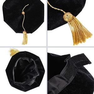 Abito di dottorato personalizzabile abbigliamento formale di laurea per candidati PhD - Product Image 5