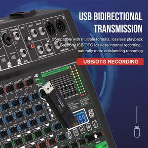 มิกเซอร์เสียงระดับมืออาชีพ NGVM XF-16 16 ช่องสัญญาณ พร้อมเอฟเฟกต์ DSP 99 แบบ อีควอไลเซอร์ 7 ระดับ แยกพลังงาน Phantom 48V ปุ่มปิดเสียง - Product Image 5