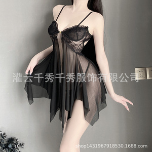Sexy and alluring lingerie set for women with small breasts, featuring <b>push</b>-up design and revealing cleavage. Drop shipping - Product Image 2