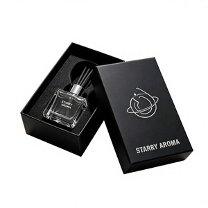 Boîte cadeau de luxe en carton rigide à deux pièces <span class=keywords><strong>avec</strong></span> logo <span class=keywords><strong>personnalisé</strong></span>, couvercle et base, <span class=keywords><strong>avec</strong></span> insert en EVA pour coffret à vin en <span class=keywords><strong>verre</strong></span>, emballage de bouteille d'alcool - Product Image 4