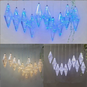 Nuovo arrivo luminoso acrilico 10 teste di cristallo di <span class=keywords><strong>diamante</strong></span> <span class=keywords><strong>lampadario</strong></span> di sabbia per festa di nozze decorazione di natale - Product Image 6