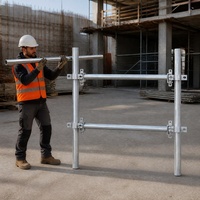 Système d'échafaudage modulaire Hongqiang Crab 60 haute résistance, galvanisé à chaud, pour la construction