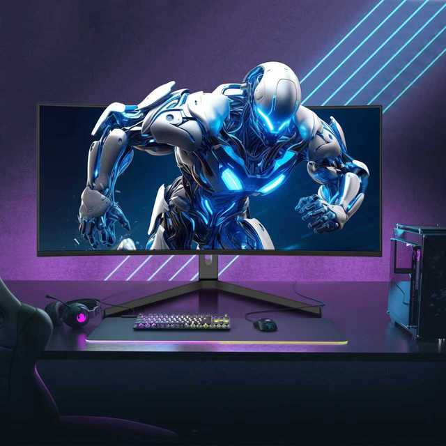 5K 5120*2160P Monitor 40 Inch Ultra Wide PBP PIP Led Computer Screen 2500R Curved 75hz 120hz IPS 1ms Lcd Gaming Pc Monitor