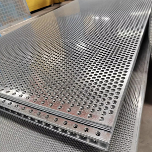 Tôle perforée en aluminium et acier inoxydable à trous ronds, 4'x8', fournie directement par l'usine - Product Image 1