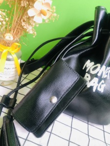 Bolso de Hombro Tipo Cubo de Cuero KALANTA Simple Little Plutonium para Mujer, Nuevo Bolso de Moda para Viaje, Bandolera, Bolsa para Dinero - Product Image 4