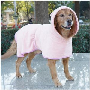 Adorable poncho de luxe en fausse fourrure écologique, robe pour animaux de compagnie, couverture naturelle à séchage à l'air pour chiens et chats, utilisation en salle de bain - Product Image 2
