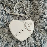 OEM Petit Mini Sac Coeur Sac à Main Sac à Bandoulière Style Y2K Petit Sac à Main Gothique Coeur Fourre-Tout PU Sac à Bandoulière