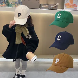 Chapeau <span class=keywords><strong>de</strong></span> <span class=keywords><strong>papa</strong></span> pare-soleil d'été Garçons et filles Lettre Patches Baseball Cap Fashion Kids Toddler Snapback Caps - Product Image 1