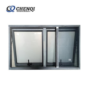 Fenêtres coulissantes verticales en aluminium, étanches, à double vitrage - Product Image 2