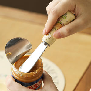 الفولاذ المقاوم للصدأ البسيطة سكين الزبد لطيف الخبز ونخب انتشار سكين - Product Image 4