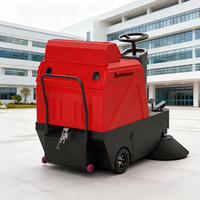 Machine de nettoyage de sol professionnelle OEM, balayeuse et serpillière pour sols durs, meilleure balayeuse autoportée