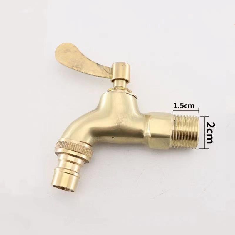 1/2 Bibcock à ouverture rapide en laiton