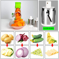 Alat Pemotong Buah & Sayur Grosir Pabrik, Pemotong Drum Makanan Manual, Mesin Blender Tangan, Pencacah Sayur, Parutan Keju Putar