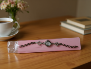 Women's <b>Watch</b> Square <b>Case</b> Stainless Steel Band Luminous Fashion Accessory - Product Image 2