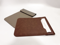 Housse de protection pour ordinateur portable avec chargement sans fil rapide 15W pour téléphone, personnalisable, en cuir imperméable, sacoche d'ordinateur portable, vente directe usine