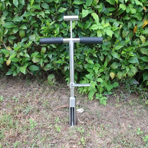 Thép không gỉ đất Sampler thăm dò phân tích Kit với bàn đạp chân cho đất lấy mẫu trong chăm sóc cây vườn cỏ trang trại - Product Image 2