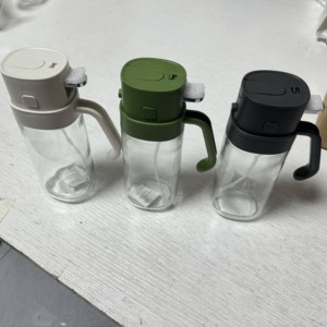 Bouteille pulvérisatrice d'huile hxglass 2 en 1, double usage, 550 ml, design atomiseur, verseur d'huile, distributeur d'huile d'olive - Product Image 3
