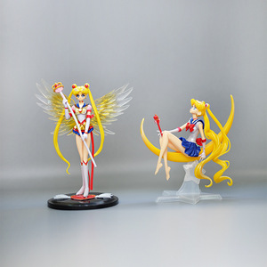Tùy Chỉnh Thủy Thủ Mặt Trăng PVC Hành Động Hình Chất Lượng Cao Anime Bức Tượng Bánh Trang Trí - Product Image 4