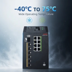Nuevo Switch Industrial H3C IE4500-14S-G L3 para Automatización de Fábrica y Transporte Ferroviario, -40 a 75°C, Riel DIN, 8*1GBASE-T, 6*10G SFP+ - Product Image 4