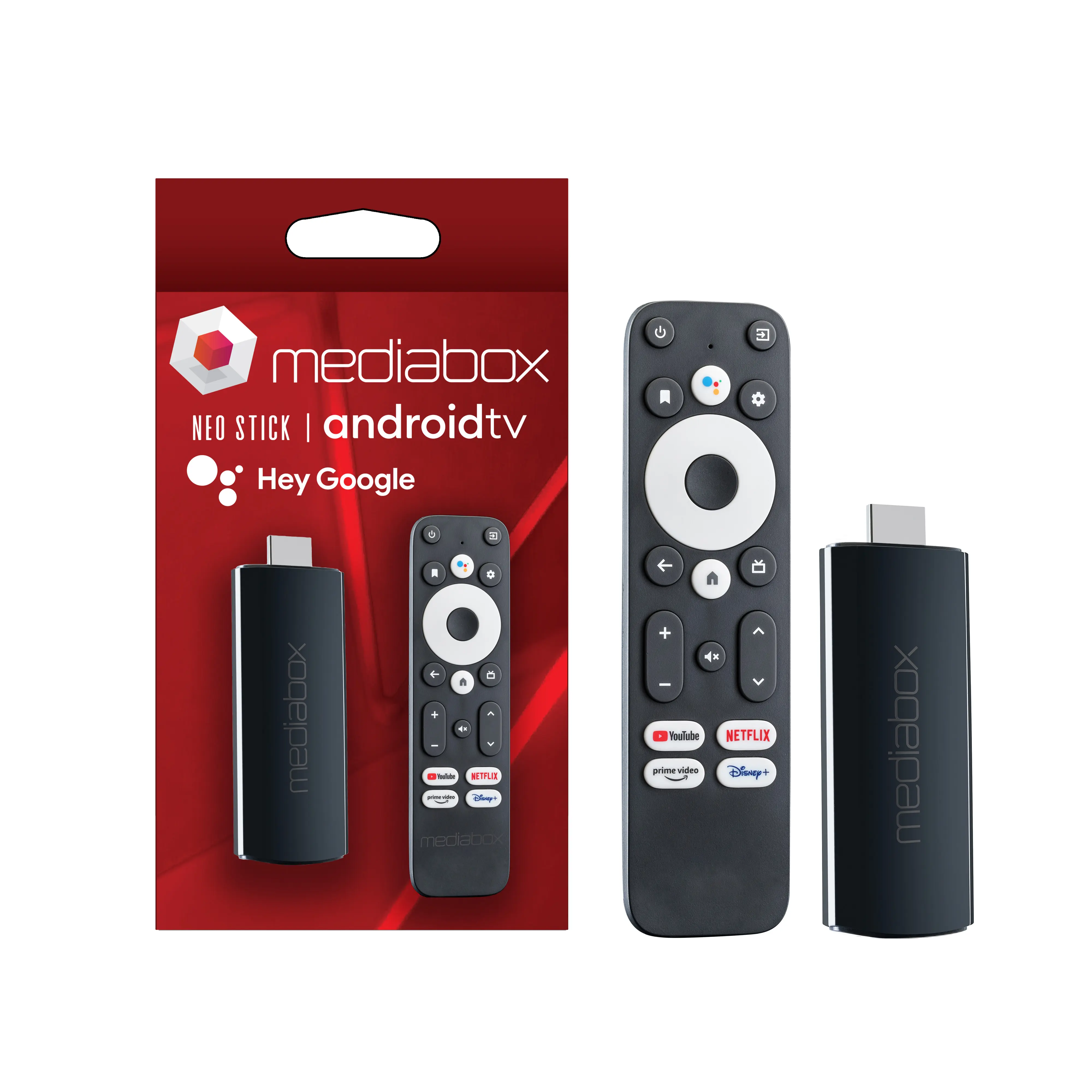 Lecteur multimédia de streaming 4K HDR ATV AV1 Boîtier TV Ultra HD 1G 8G WIFI Google Assistant BT Télécommande ATV Android TV Stick