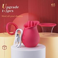 Leistungsstarkes Vibrator-Spielzeug für Frauen Lecken Saugen Vakuum-Stimulator Oral Nippel Klitoris Sauger Sexspielzeug für Erwachsene Frauen