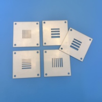 Plaque en céramique d'alumine industrielle sur mesure, usinée au laser, pour positionnement de précision, soudage/découpe/pliage pour l'automatisation