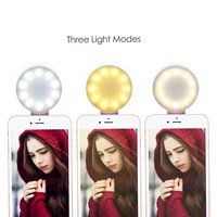 3 Lampu Portabel Pengisi Cahaya Ponsel USB Flash Selfie Ring Light Kamera Fotografi untuk Semua Smartphone