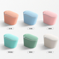 Toilette intelligente automatique en céramique au design moderne, bidet électrique, siphon en S, siège chauffant à gravité pour usage hôtelier et résidentiel