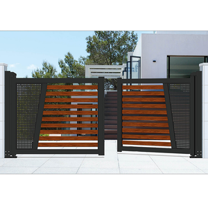 Système automatique de <span class=keywords><strong>portail</strong></span> <span class=keywords><strong>coulissant</strong></span> rétractable en aluminium moderne pour villa, jardin <span class=keywords><strong>et</strong></span> cour - Product Image 4