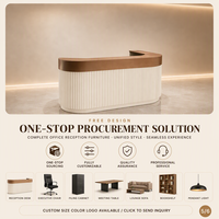 Comptoir de réception en bois écologique en forme de L pour hôtel, centre commercial, salon de beauté, entreprise, usage commercial