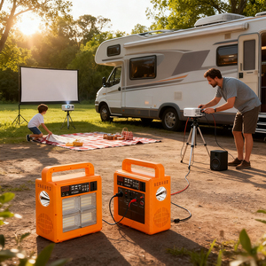 Estación de Energía Solar Portátil de 500W y 204.8Wh, Económica y de Alta Venta, para Emergencias en el Hogar, Camping y Uso en Exteriores - Product Image 1