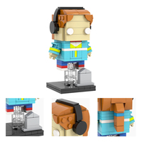 Briques MOOXI MOC7753 141 pièces Max Mayfield Cadeau DIY à assembler Ensembles de blocs de construction pour enfants Jouets éducatifs pour enfants
