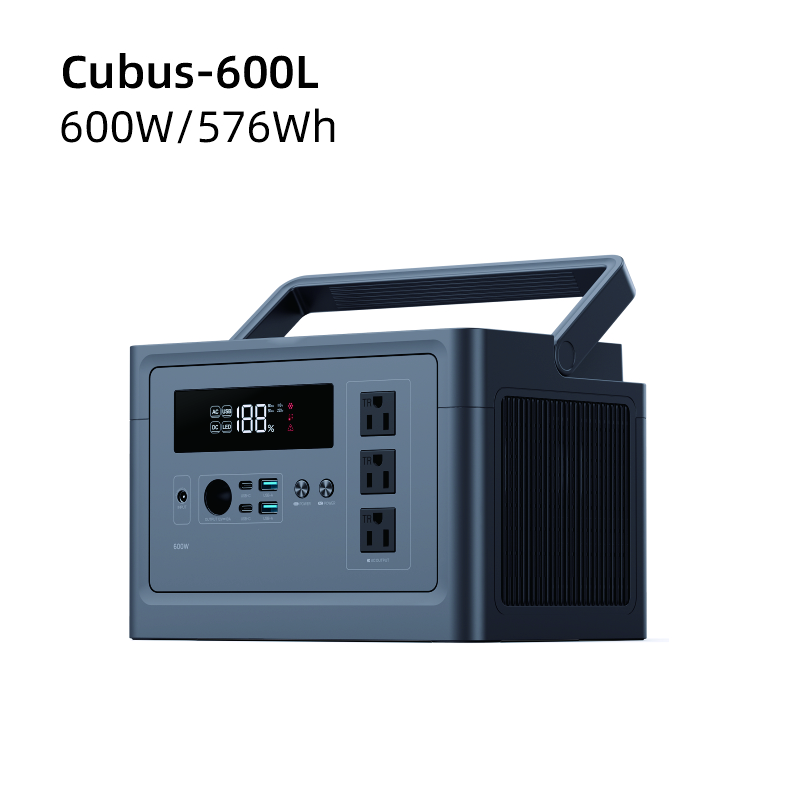 600W - 576Wh